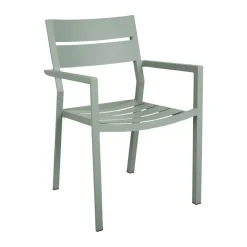 Silla con reposabrazos Delia, Dusty green