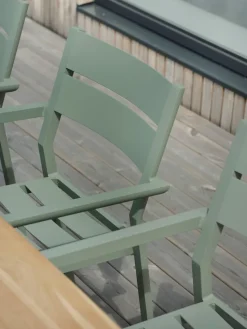 Silla con reposabrazos Delia, Anthracite