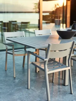 Silla con reposabrazos Delia, Anthracite