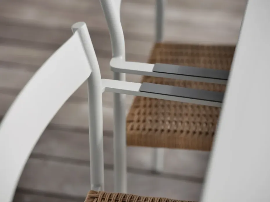 Silla con reposabrazos DK, Light grey