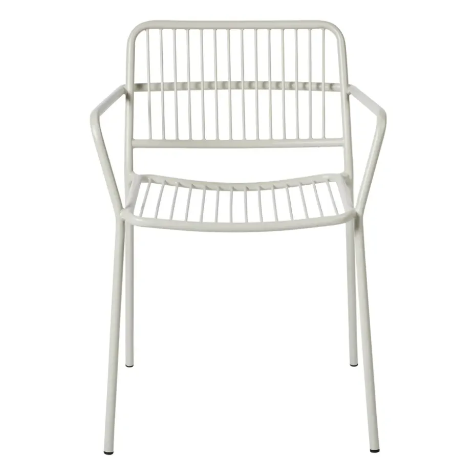 Silla con reposabrazos Eden, Beige grey