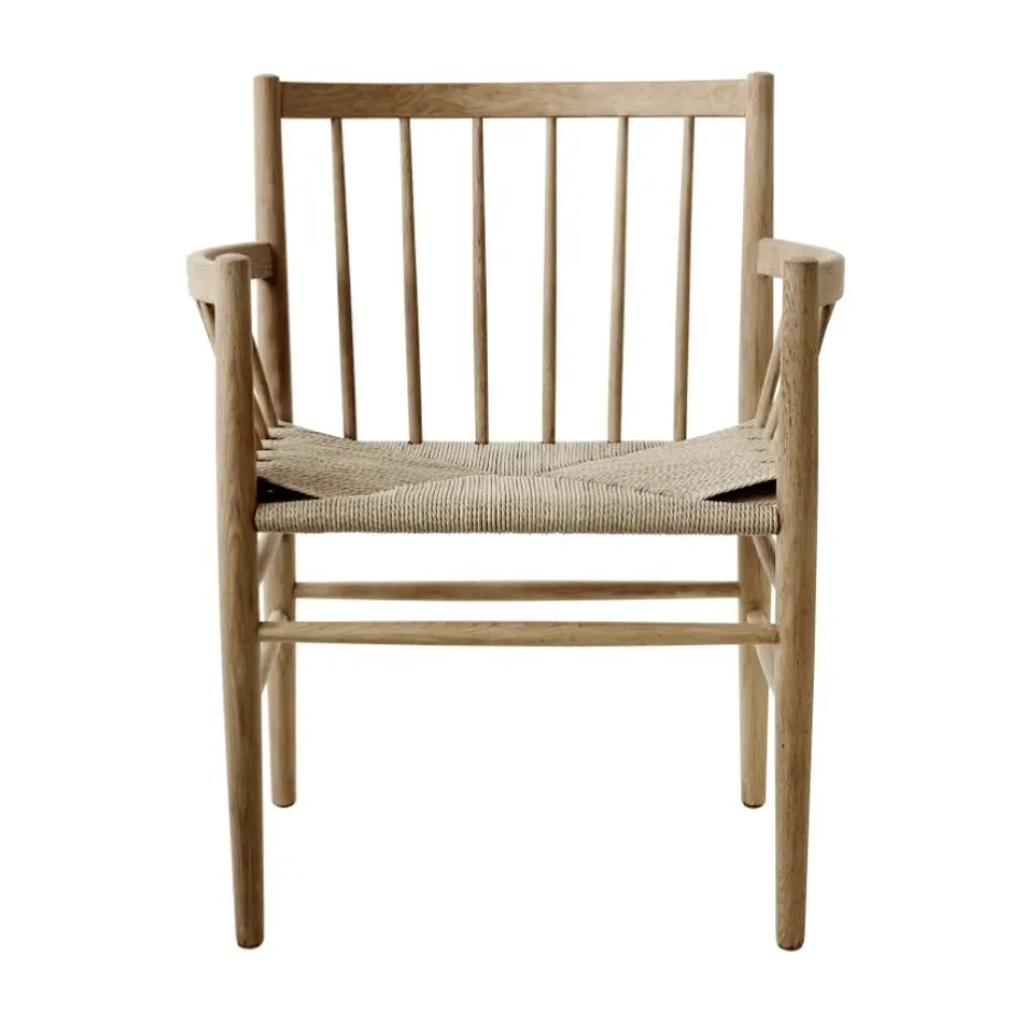 Silla con reposabrazos J82, Oak nature oiled