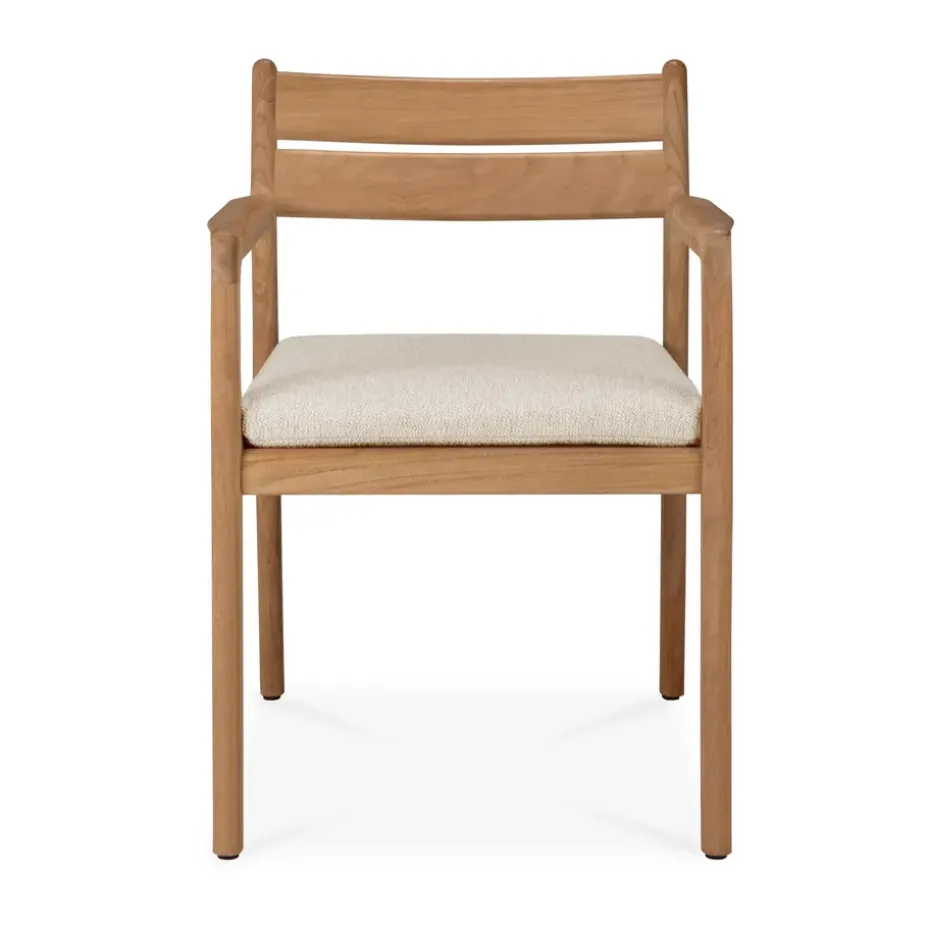 Silla con reposabrazos Jack Outdoor Dining, Natural