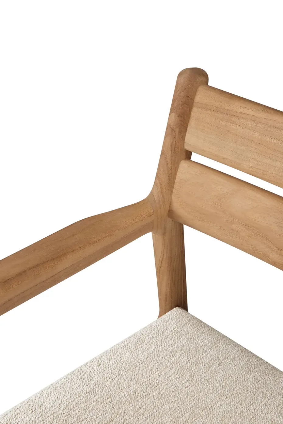 Silla con reposabrazos Jack Outdoor Dining, Natural