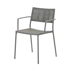Silla con reposabrazos Less, Light grey