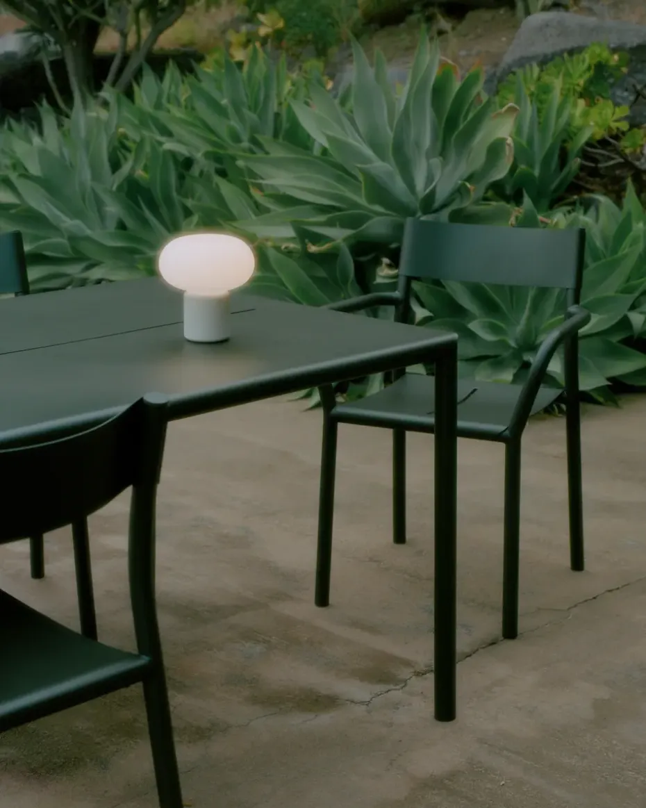 Silla con reposabrazos May Armchair Outdoor, Dark Green