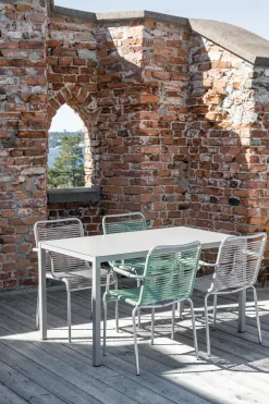 Silla con reposabrazos Mya aluminio, Grey