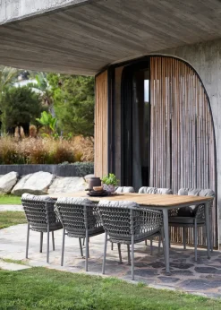 Silla con reposabrazos Ocean soft rope, Sand