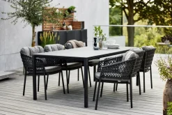 Silla con reposabrazos Ocean soft rope, Sand