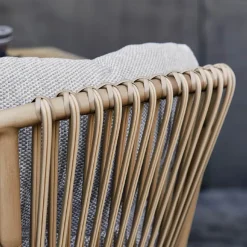 Silla con reposabrazos Ocean aluminio, Natural