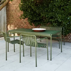 Silla con reposabrazos Palissade Dining, Olive