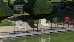 Silla con reposabrazos Palissade Cord Dining, Iron red