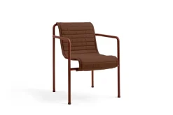 Silla con reposabrazos Palissade Dining, Iron red