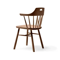 Silla con reposabrazos Småland, Bistro marrón 75