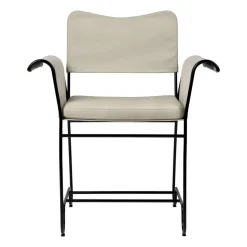 Silla con reposabrazos Tropique, Black-Leslie 12