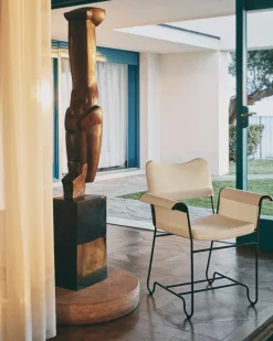 Silla con reposabrazos Tropique, Black-Leslie 06