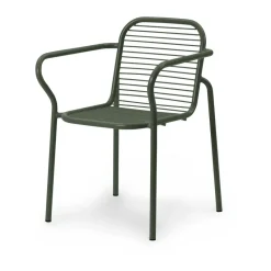 Silla con reposabrazos Vig, Green