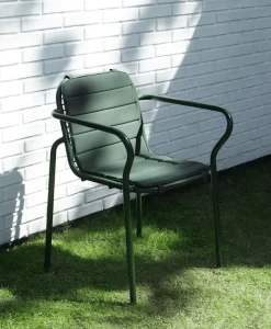 Silla con reposabrazos Vig, Green