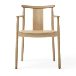 Silla con reposbrazo Merkur, Natural oak