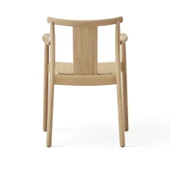 Silla con reposbrazo Merkur, Natural oak