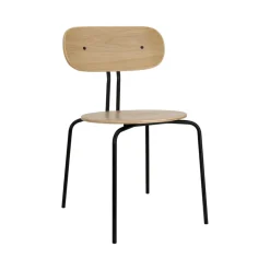 Silla Curious, Oak-black legs