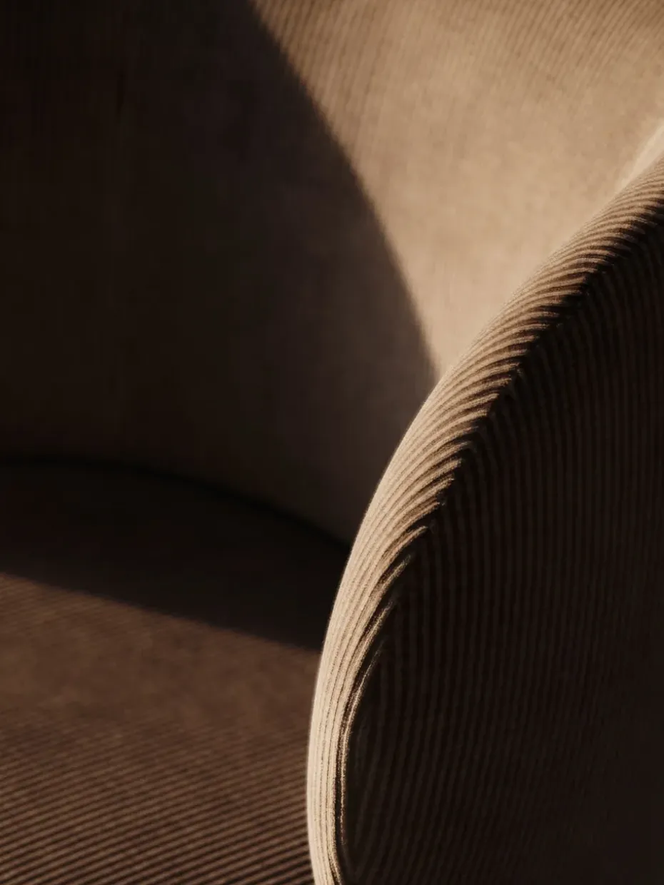 Silla de comedor con ruedas Rico Devoré Velvet, Flint Grey