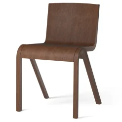 Silla de comedor Ready, Roble teñido rojo