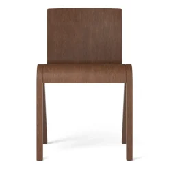 Silla de comedor Ready, Roble teñido rojo