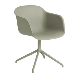 Silla de oficina Fiber armchair swivel base, dusty green