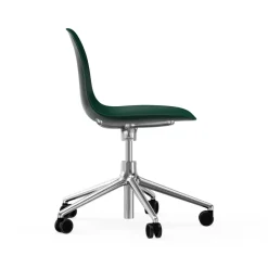 Silla de oficina Form chair swivel 5W, Verde, aluminio, ruedas