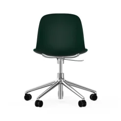 Silla de oficina Form chair swivel 5W, Verde, aluminio, ruedas