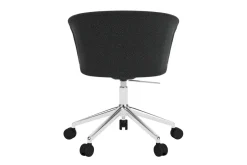 Silla de oficina Kendo Swivel con 5 ruedas, Graphite-polished aluminium
