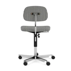 Silla de oficina Kevi 2534U, Stripe-aluminium