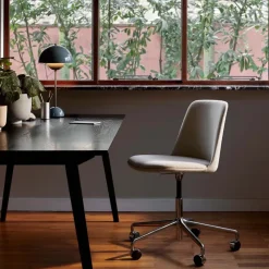 Silla de oficina Rely HW31, Hallingdal 200-base de aluminio