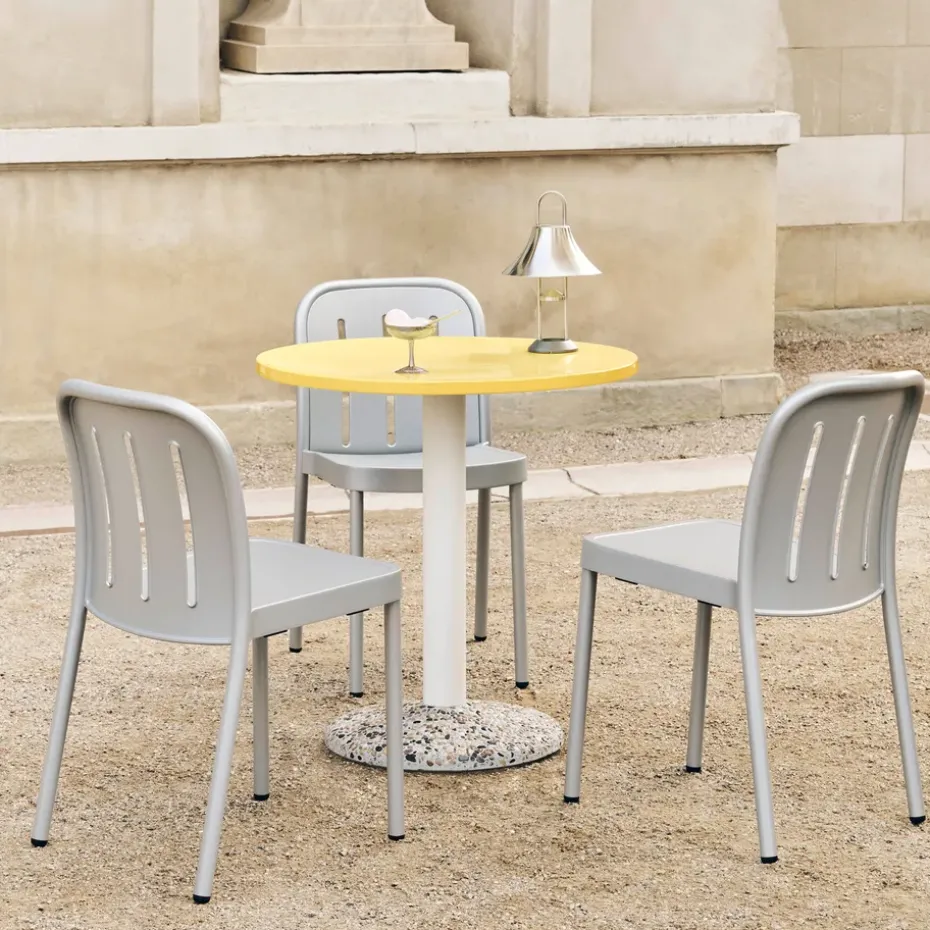 Silla Deville, Gris plata