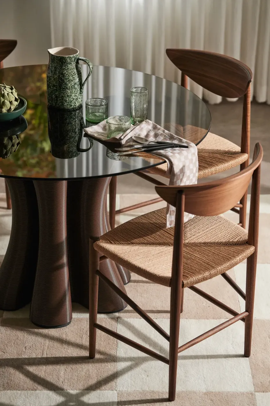 Silla Drawn HM3, Nogal