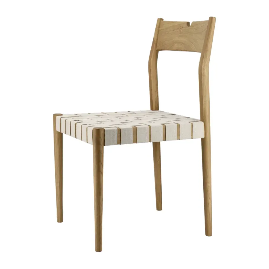 Silla Ekeryd, Webbing-laquered oak