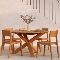 Silla Ex 1 outdoor, Teca