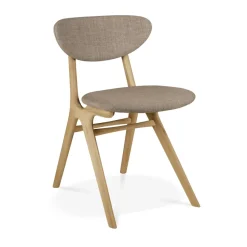 Silla Eye, Roble lacado-warm grey