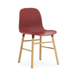 Silla Form, Red, patas de roble