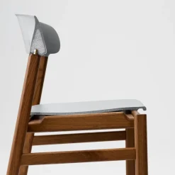 Silla Herit roble ahumado, Gris