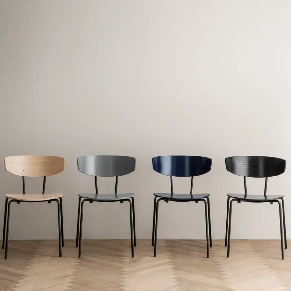 Silla Herman, Natural oak, patas de roble