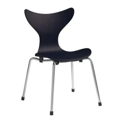 Silla infantil Liljan, Midnight blue fresno pintado-cromo