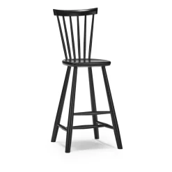 Silla infantil Lilla Åland abedul 52 cm, Negro