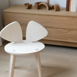 Silla infantil Mouse Chair, Abedul