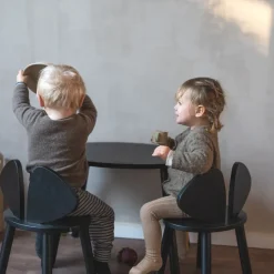 Silla infantil Mouse Chair, Negro