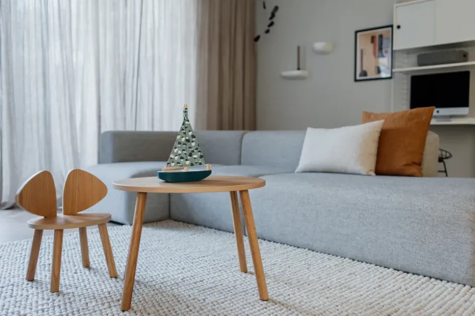 Silla infantil Mouse Chair, Roble