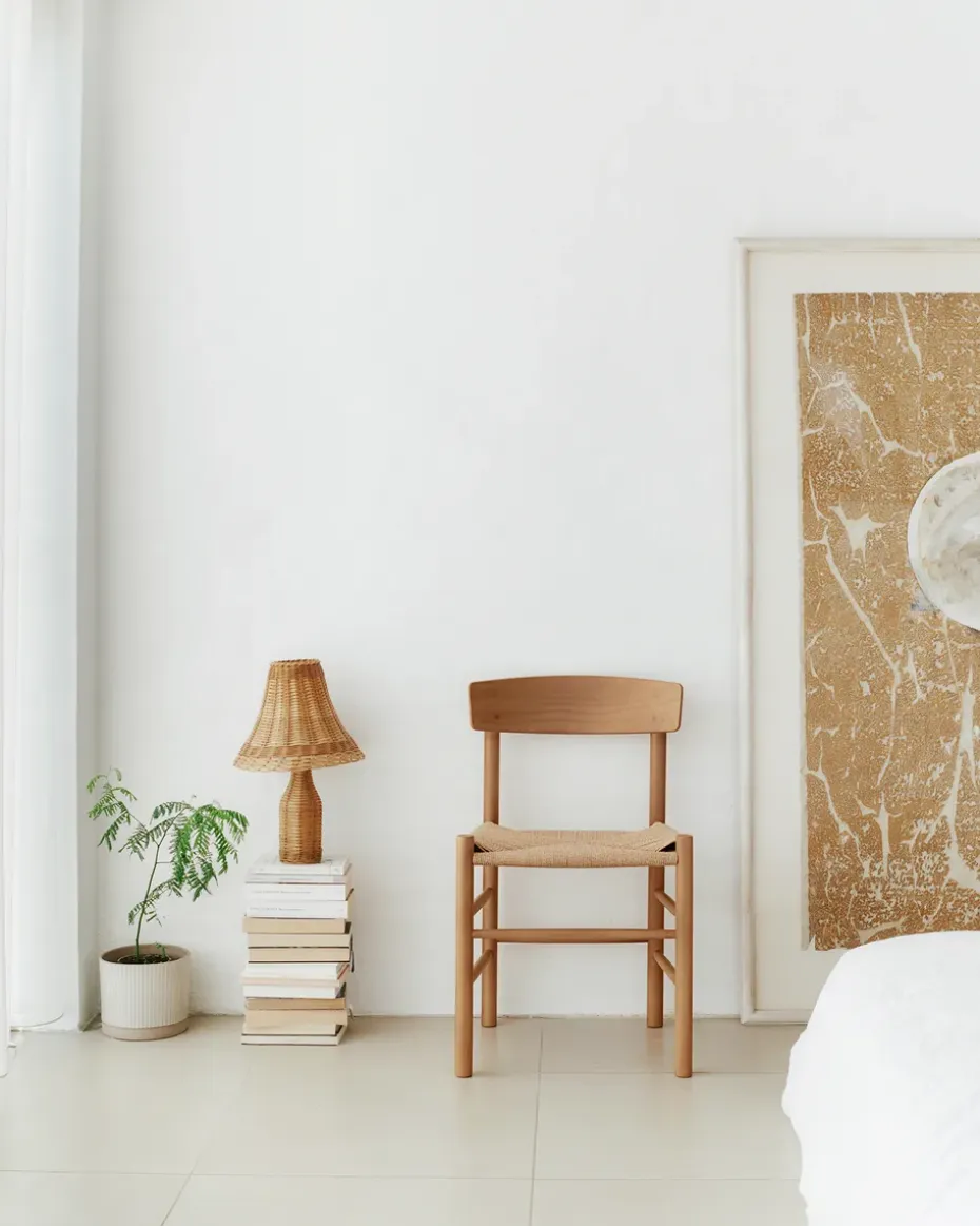 Silla J39, Barnizado Vintage -trenzado natural