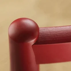 Silla J80, Beech-paper cord rojo rubí