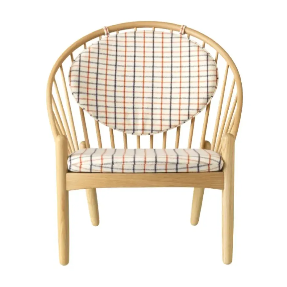 Silla J166 Jørna, Oak nature lacquered-red diced